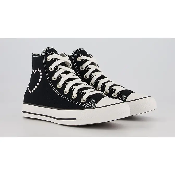 Donald Robertsons painted Converse style Crafted With Love High Black Side