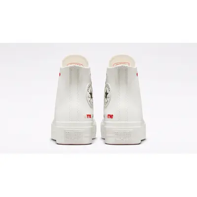 Converse Chuck Taylor Crafted With Love Lift High White A01599C Back