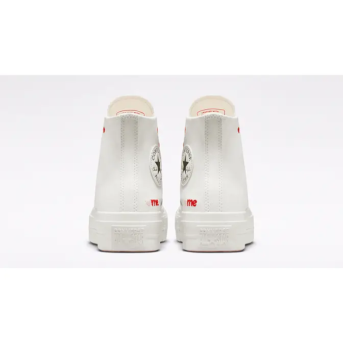 Converse Chuck Taylor Crafted With Love Lift High White A01599C Back