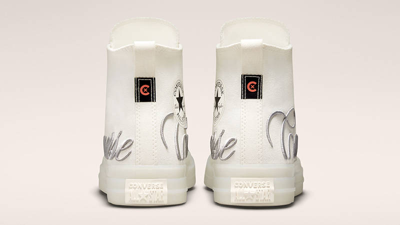 Converse Chuck Taylor Embroidered Logo CX High White