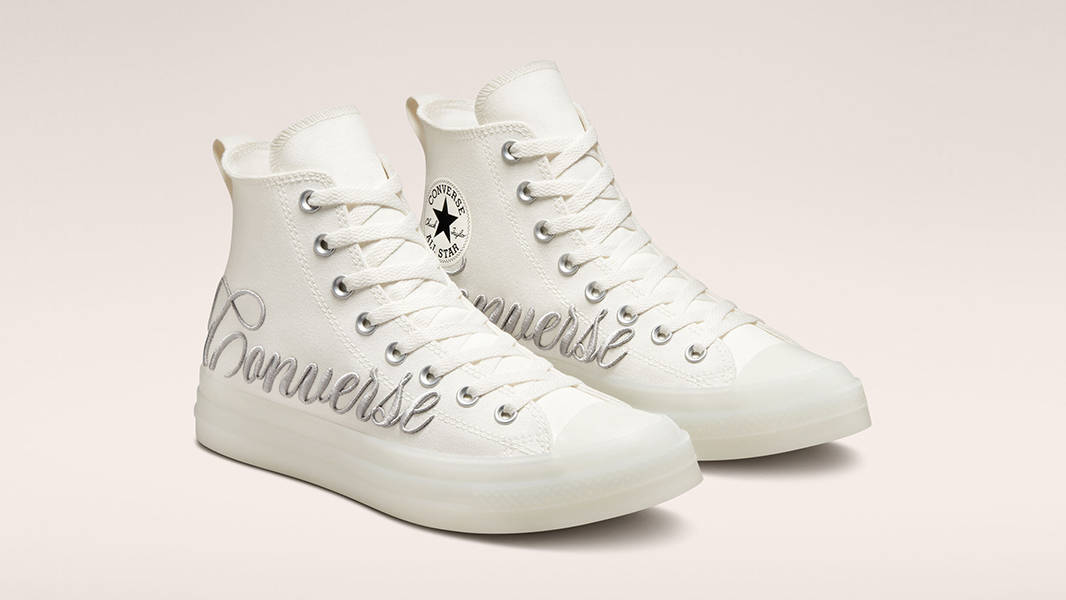 Converse Chuck Taylor Embroidered Logo CX High White