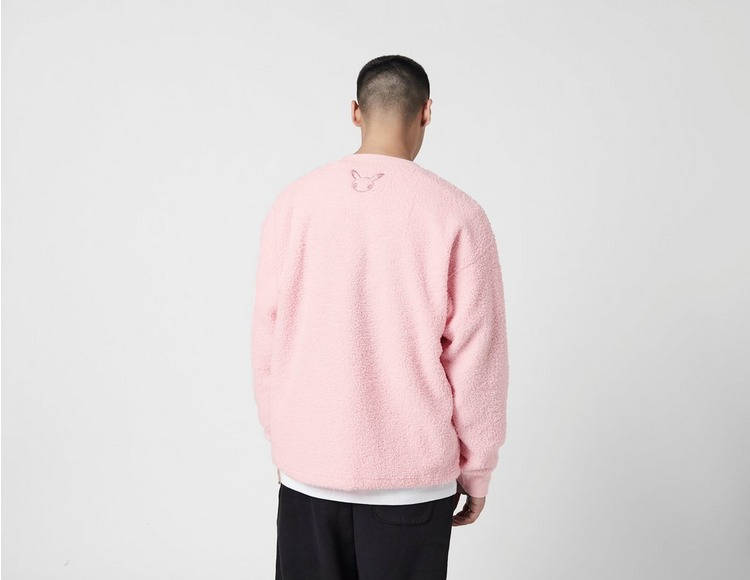 Converse Pokemon Jigglypuff Sherpa Crewneck Sweatshirt Pink - FW21