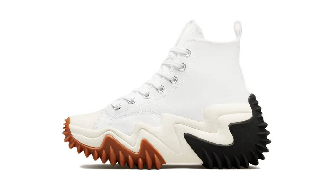 Converse Run Star Motion High White Black Gum Honey