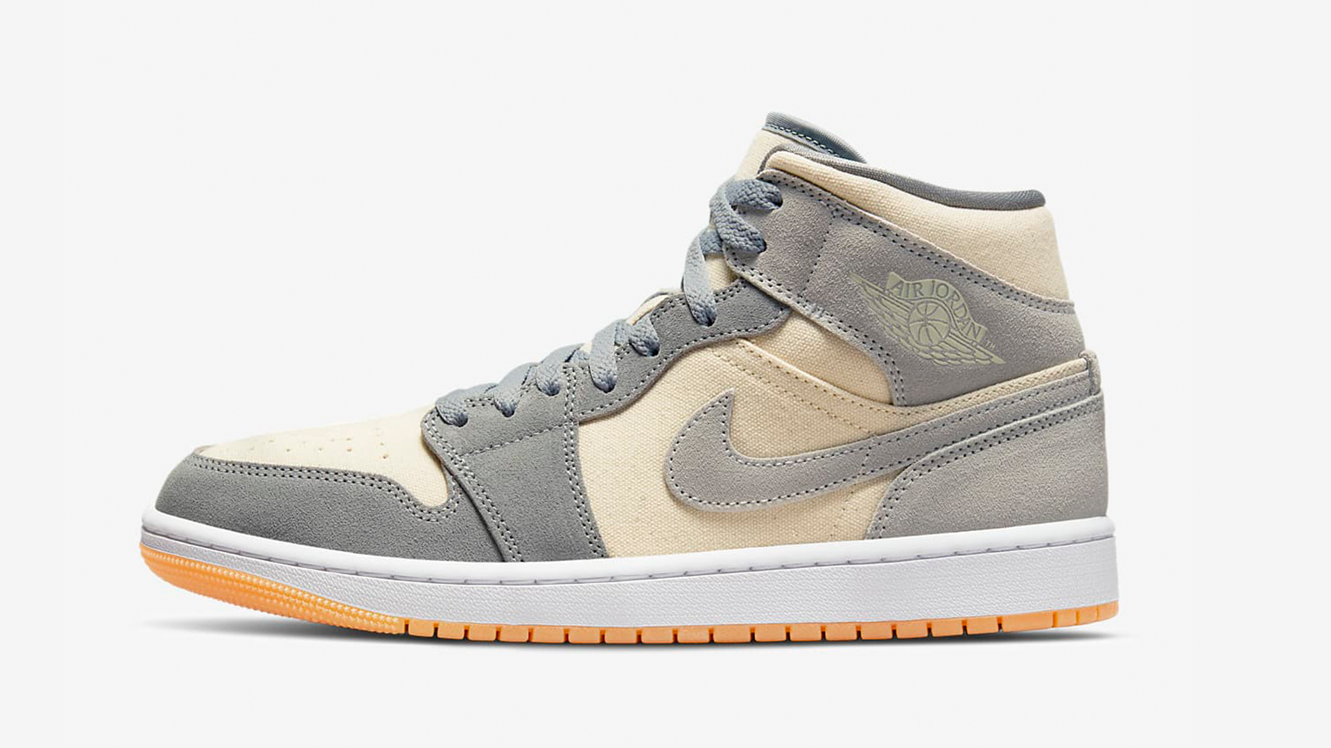 Air Jordan 1 Mid Cream Grey