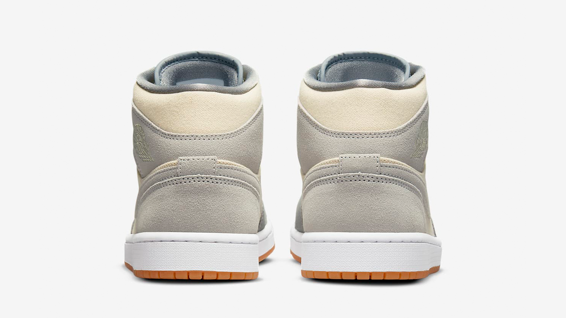 Canvas and Suede Make Up the Air Jordan 1 Mid 