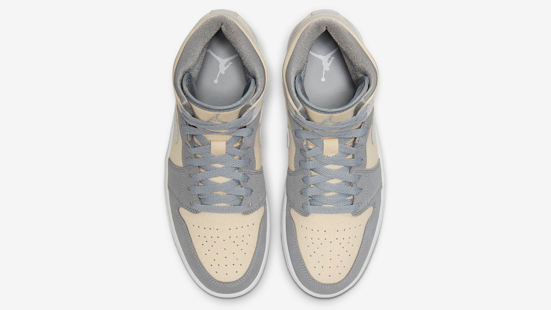 Air Jordan 1 Mid Cream Grey