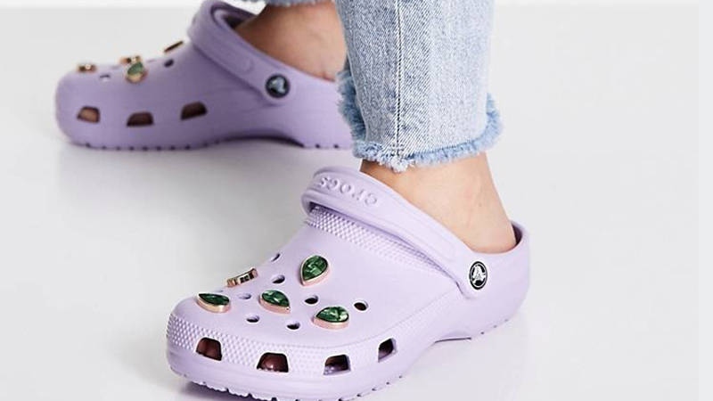 Crocs Classic Clogs Gems Lavender