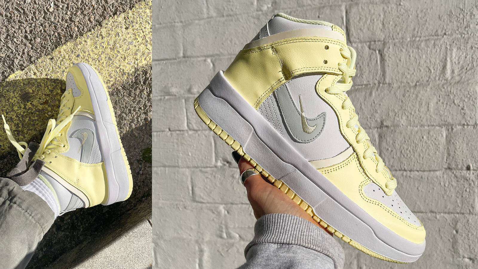 Nike Wmns Dunk High Up 'White Citron Tint' | Women's Size 9