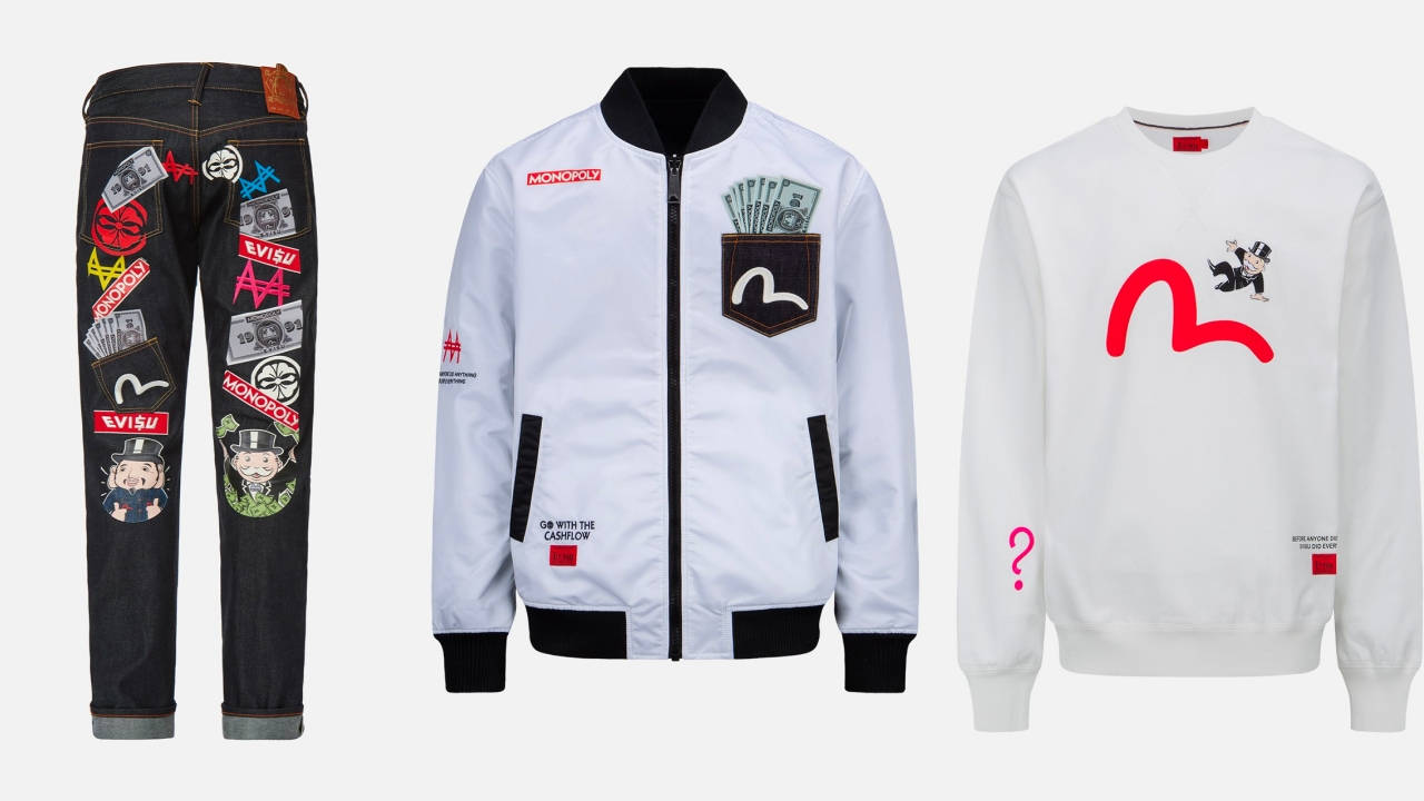 Evisu x Monopoly Team Up for a Set of Wearable Collector's Pieces