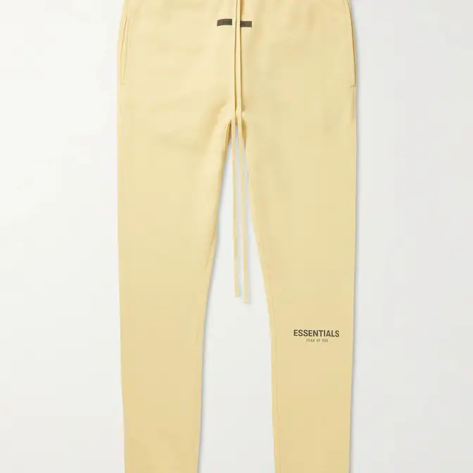 Fear of god discount essentials sweatpants yellow