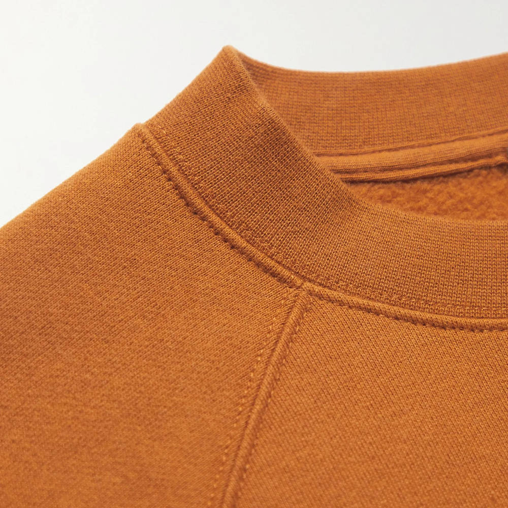 Fear of God Essentials Logo-Print Cotton-Blend Jersey Sweatshirt Brown Detail 2