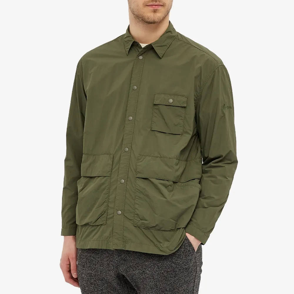 Gramicci Light Nylon Utility Overshirt - Olive | The Sole Supplier