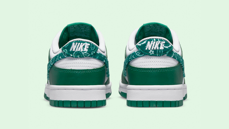 The Nike Dunk Low "Green Paisley" Will Have You Feeling Lucky The Nike Dunk Low "Green Paisley" Will Have You Feeling Lucky