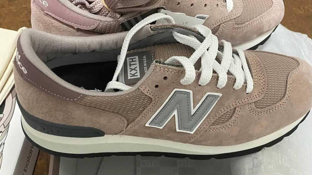 KITH x New Balance 990v1 Dusty Rose