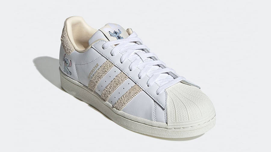 Lilo and Stitch x adidas Superstar White HQ6356 front
