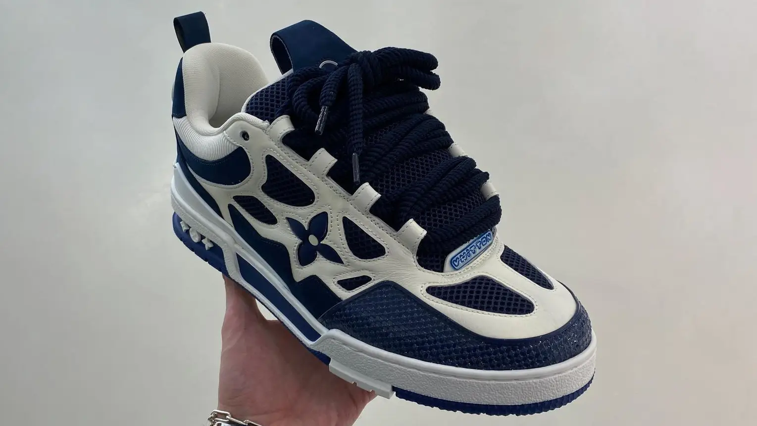 Louis Vuitton Blue Air Jordan 11 Shoes Hot 2022 LV Sneakers Gifts