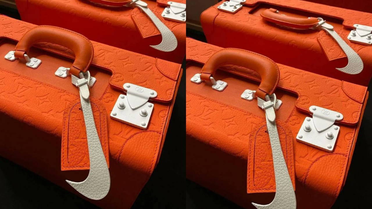 lv nike shoebox