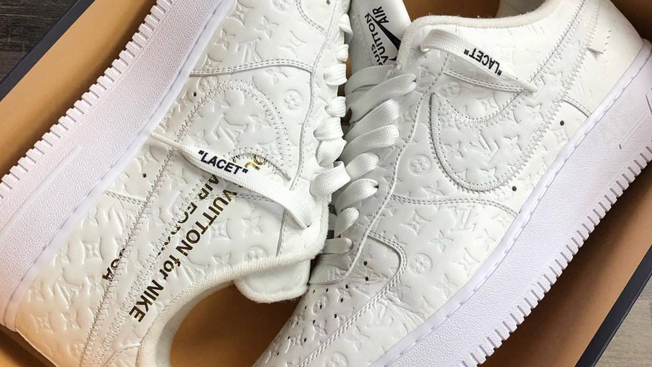 Giày Louis Vuitton x Nike Air Force 1 vượt 220000 đôla Mỹ trong đấu giá