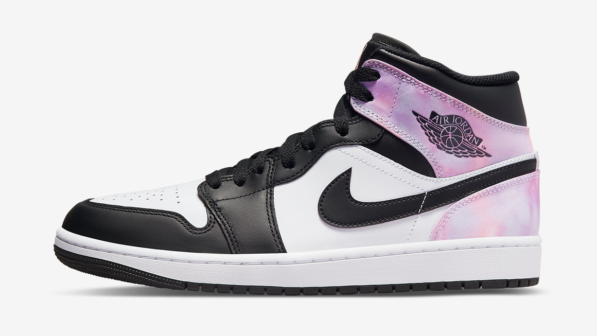 Galaxy-Themed Tie Dye Features on This Pink Jordan Mid | The Sole Supplier
