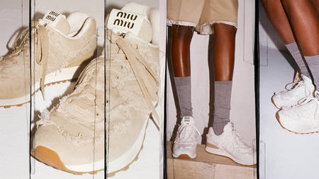 An Official Look at the Miu Miu x New Balance 574 Collaboration An Official Look at the Miu Miu x New Balance 574 Collaboration