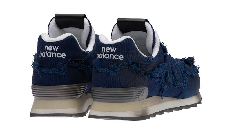Miu Miu x New Balance 574 Navy Back