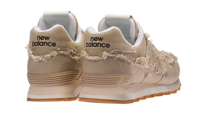 Miu Miu x New Balance 574 Tan Back