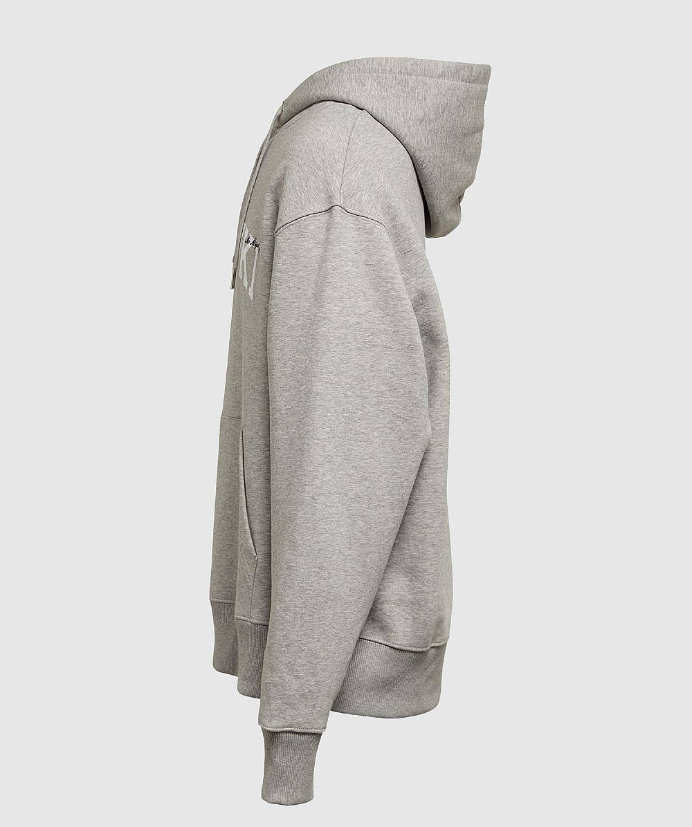 MKI Miyuki Zoku College Hoodie Grey Side