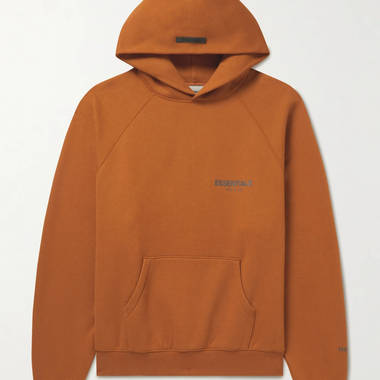 Fear of God ESSENTIALS Logo-Appliqued Knitted Hoodie