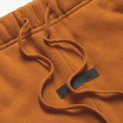 MR Porter x Fear of God Essentials Logo-Print Jersey Sweatpants Brown Detail 2