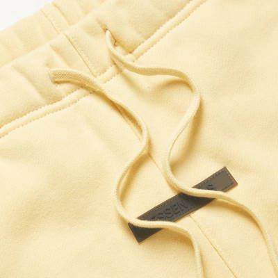 MR Porter x Fear of God Essentials Logo-Print Jersey Sweatpants Cream Detail
