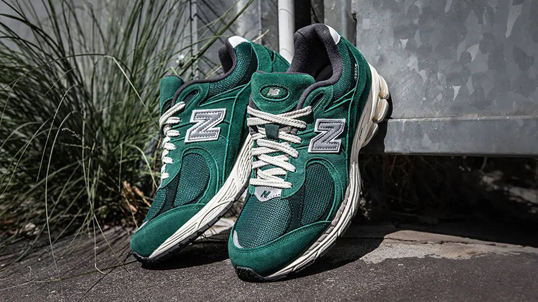 New Balance 2002R Dark Green Side