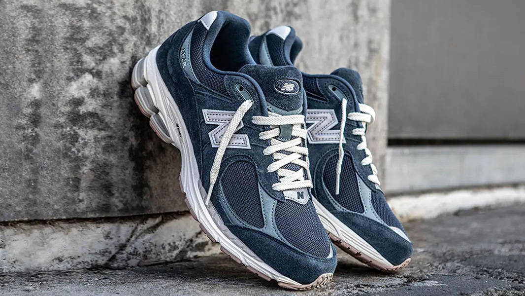 New Balance 2002R Navy Blue Side