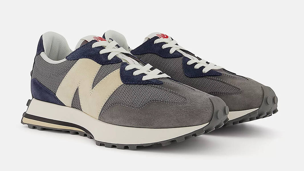New Balance 327 Castlerock Navy MS327MD Side