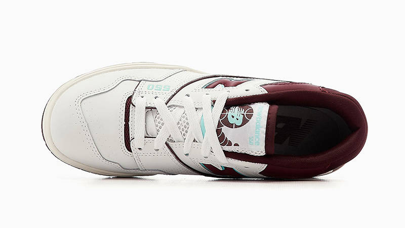 New Balance 550 White Red Grey BB550WBG Top