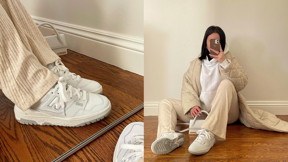 New Balance 550 White Sneakers New Balance 550 White Sneakers