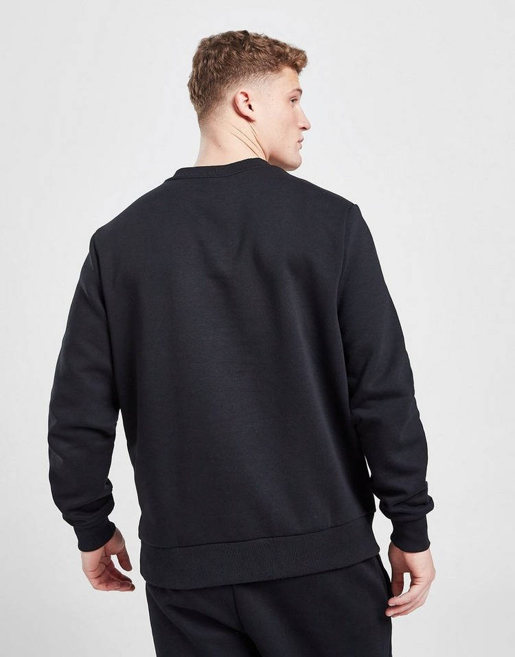 New Balance Fleece Crew Sweatshirt Black Back