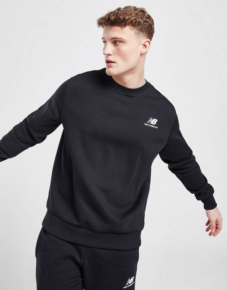 New Balance Fleece Crew Sweatshirt Black