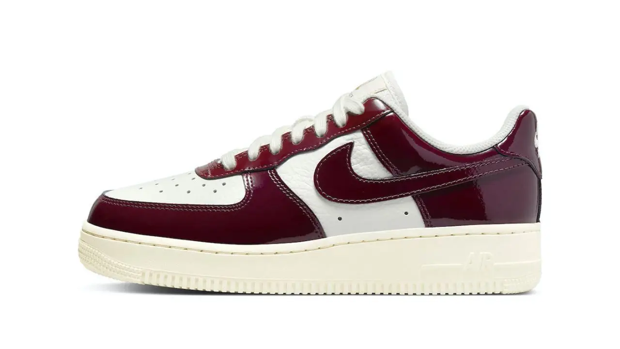 Nike air force hot sale one burgundy