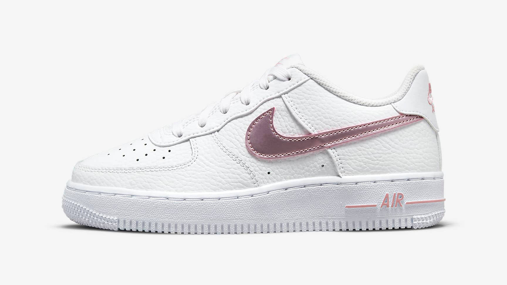 Nike Air Force 1 GS White Pink Glaze