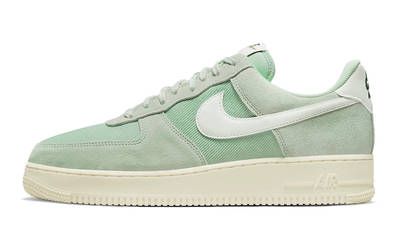 mint green suede nike air force 1