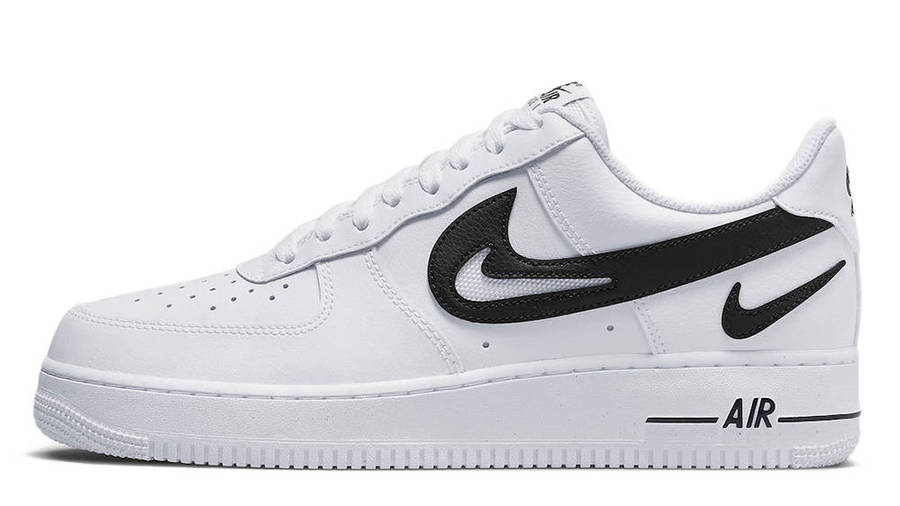 Nike Air Force 1 Low Cut-Out White Black