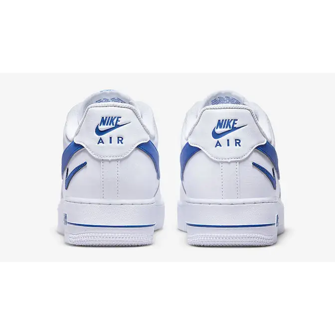 Nike Air Force 1 Low Cut-Out White Game Royal | Where To Buy | DR0143 ...