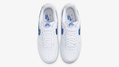 Nike Air Force 1 Low Cut-Out White Game Royal Middle