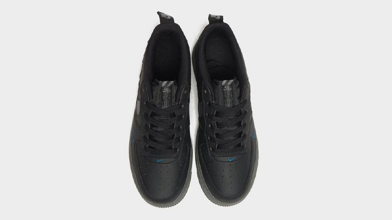 Nike Air Force 1 Low GS Black Grey Blue