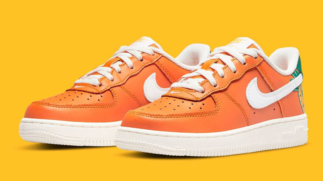 Nike Air Force 1 Low GS Orange Pineapple