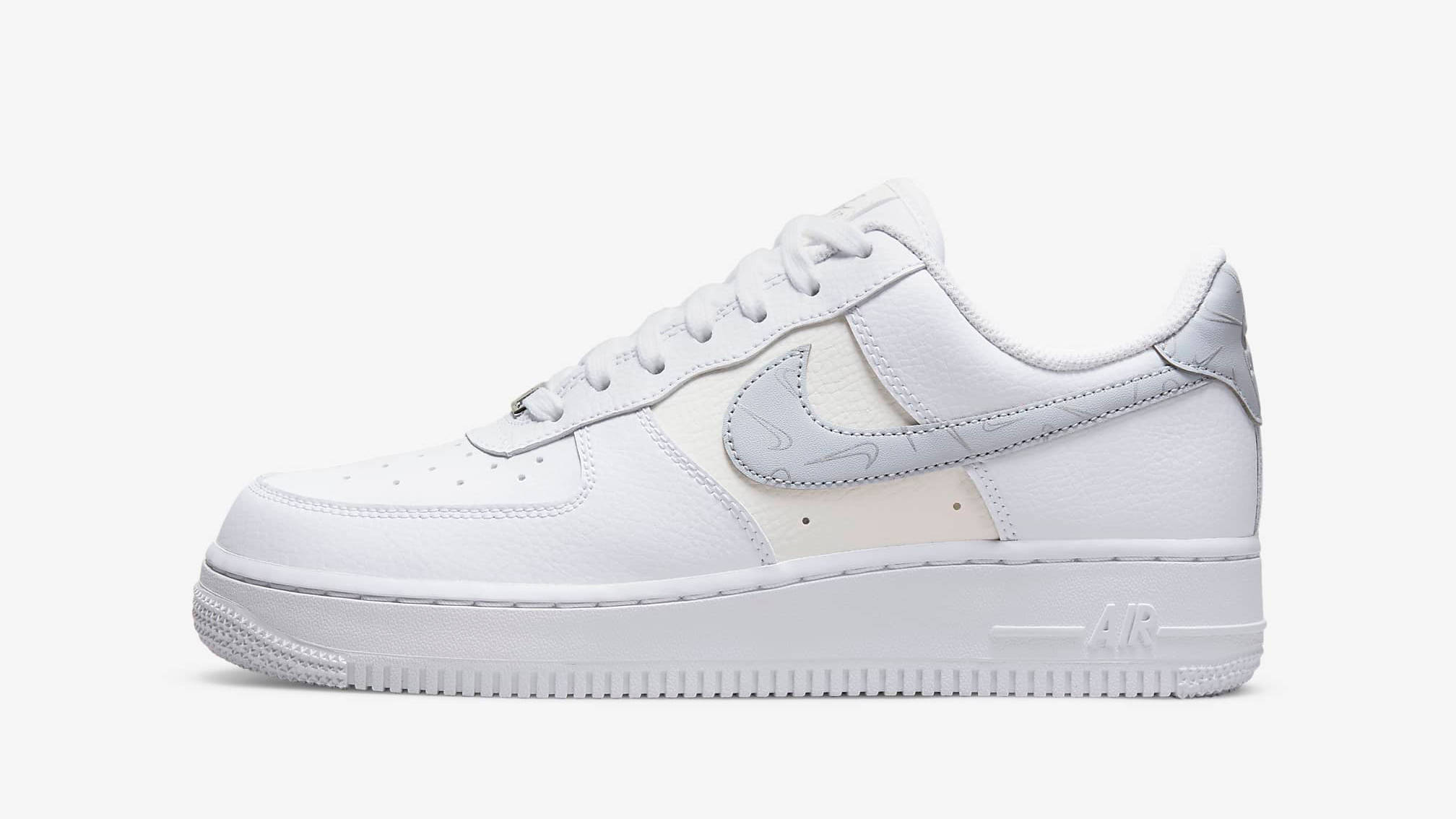 Nike Air Force 1 Low Reflective Mini Swoosh White
