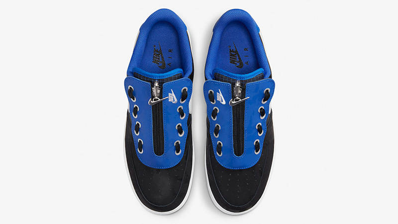 Nike Air Force 1 Low Shroud Black Blue DC8875-001 middle