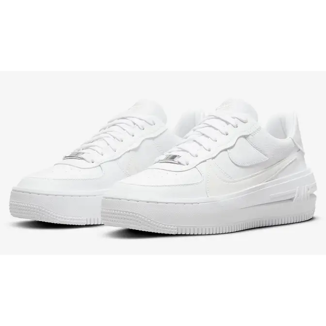 Nike Air Force 1 PLT.AF.ORM Triple White | Where To Buy | DJ9946-100 ...