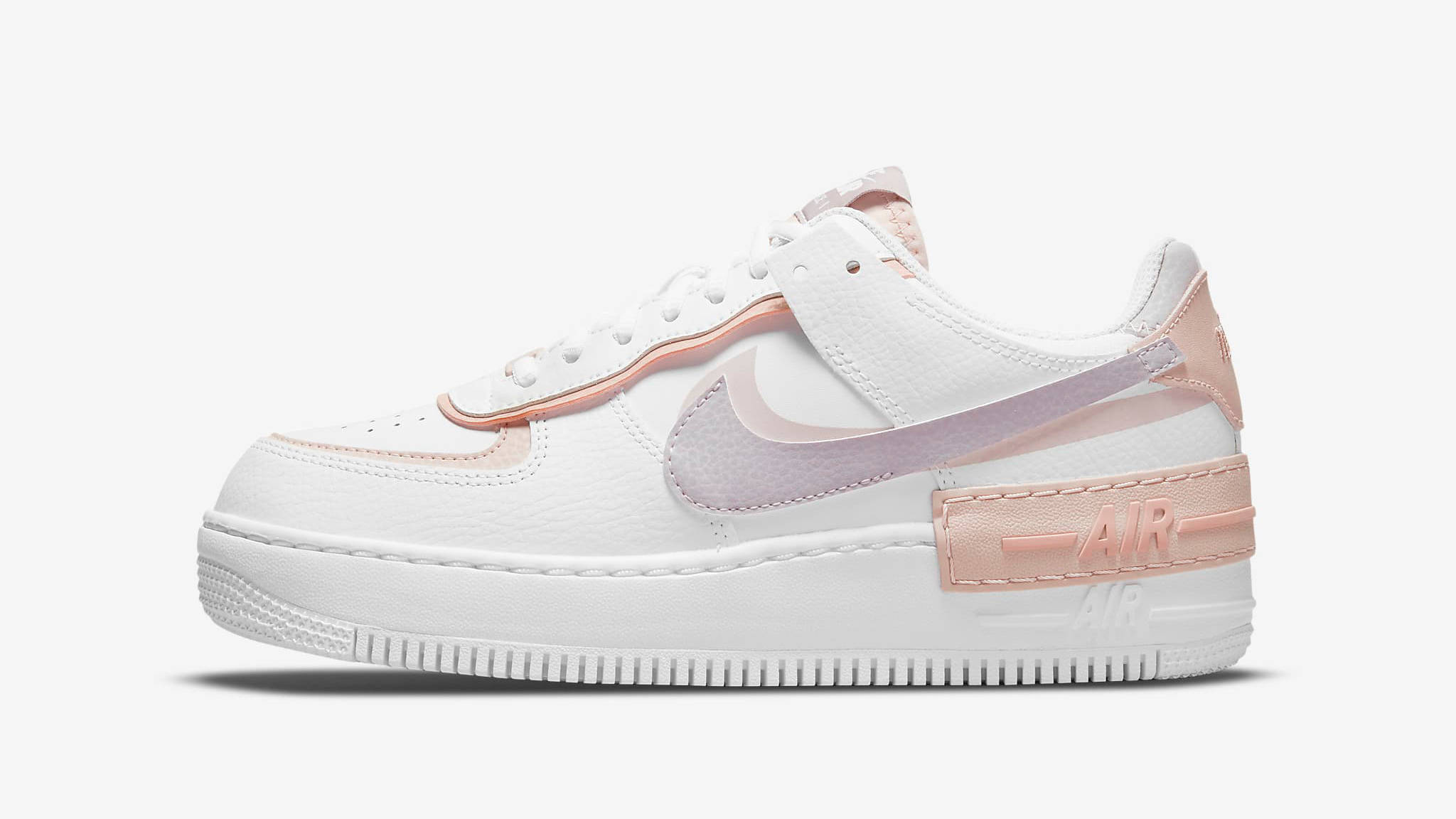 Nike Air Force 1 Shadow White Pink Oxford