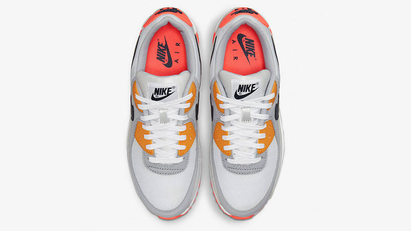 Nike Air Max 90 Grey Infrared DH5072-001 middle